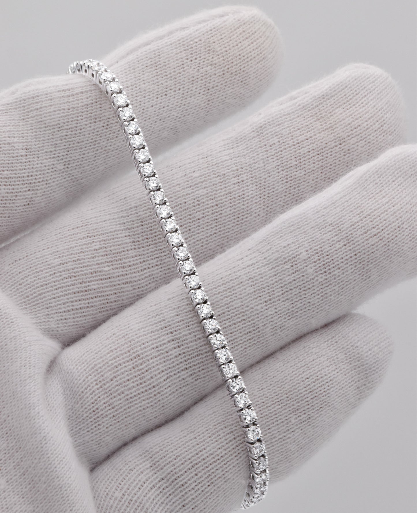 Round Diamond Tennis Bracelet