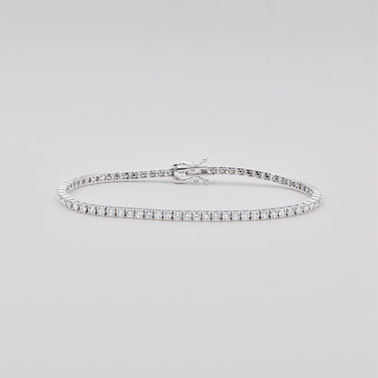 Round Diamond Tennis Bracelet