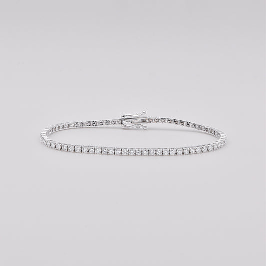 Round Diamond Tennis Bracelet