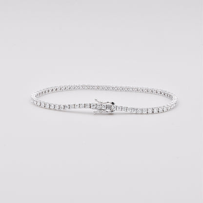 Round Diamond Tennis Bracelet