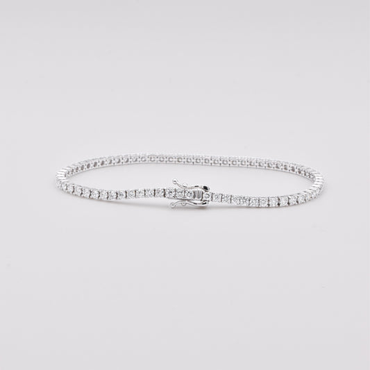 Round Diamond Tennis Bracelet