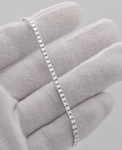 Round Diamond Tennis Bracelet